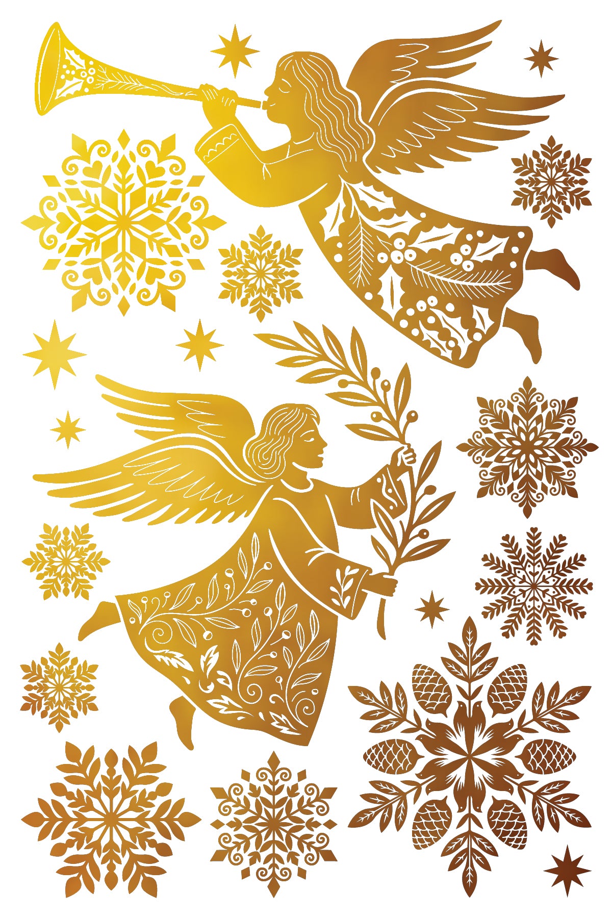 IOD Angels Sing Gilded Transfer 8x12