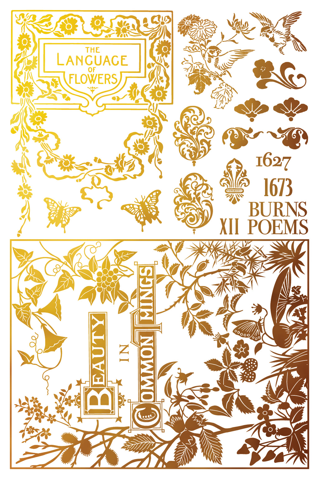 IOD Athenaeum Gilded Transfer 8x12