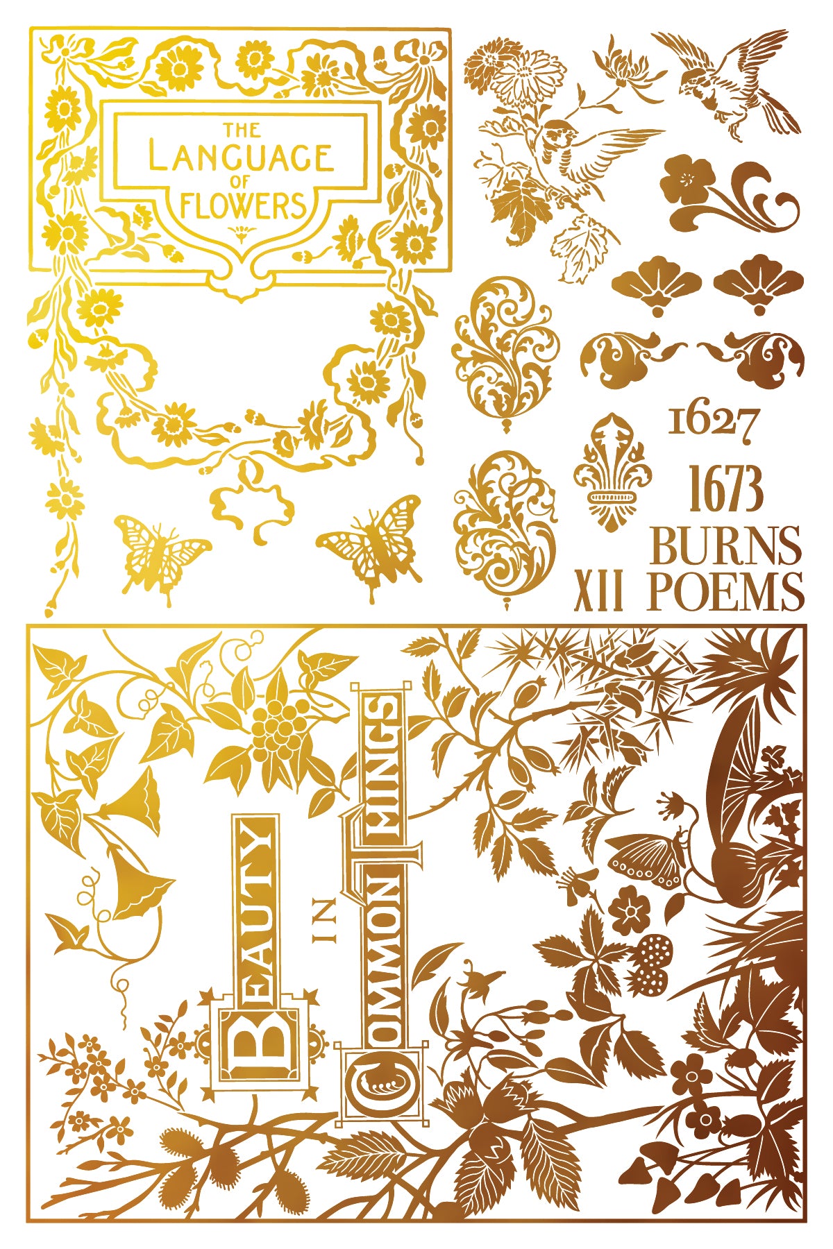 IOD Athenaeum Gilded Transfer 8x12