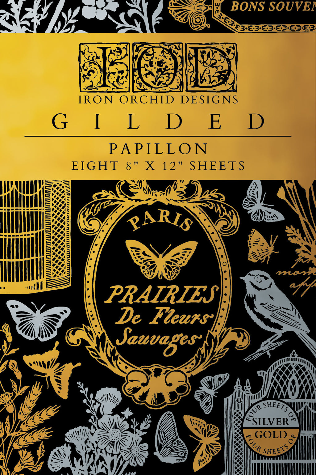 IOD Papillon Foil Transfer 8x12