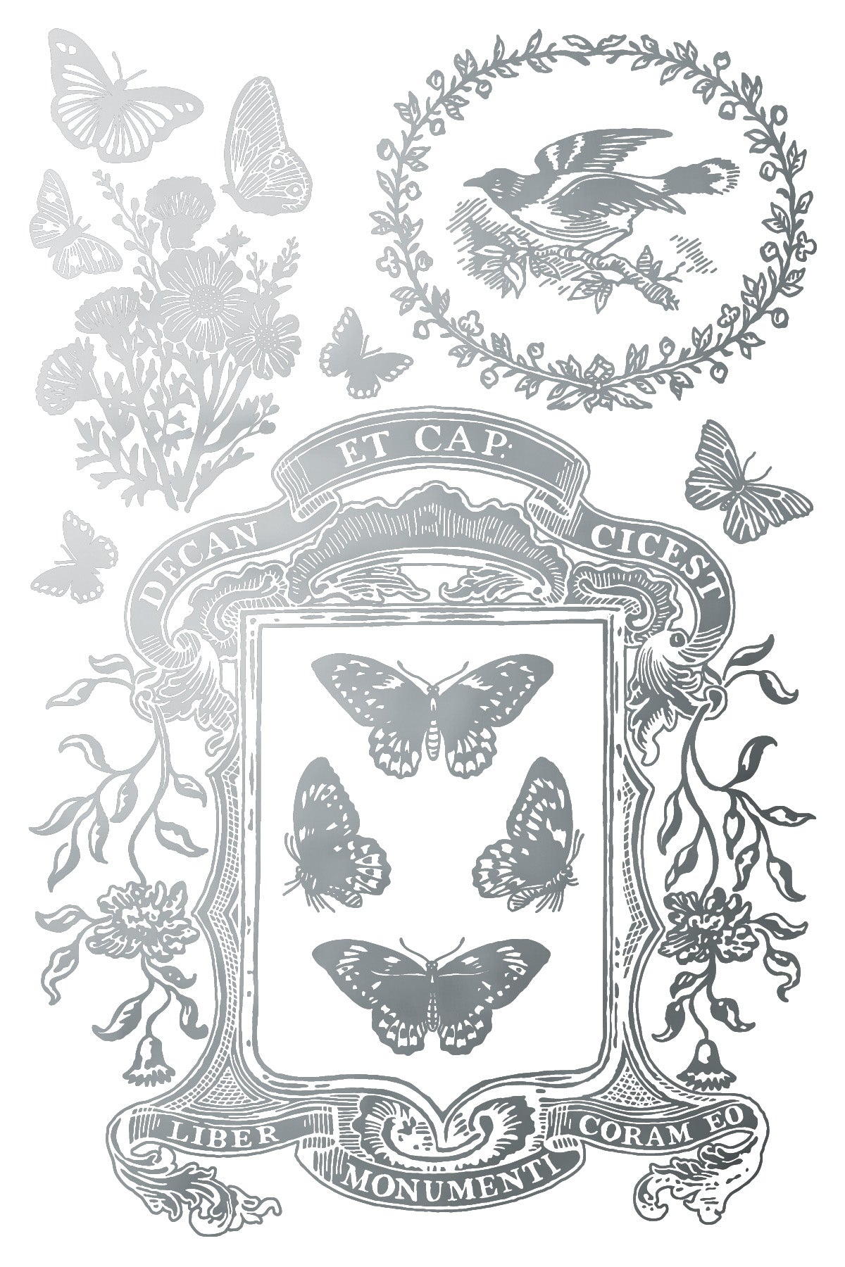 IOD Papillon Foil Transfer 8x12
