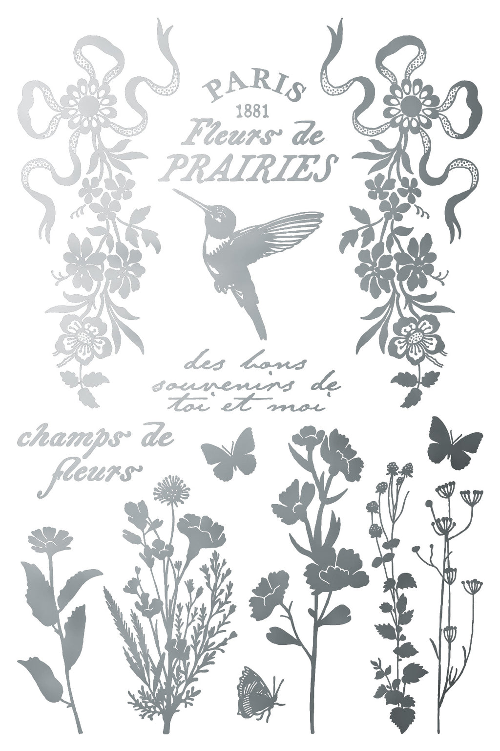 IOD Papillon Foil Transfer 8x12