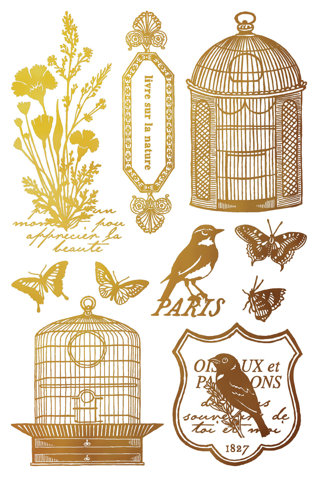 IOD Papillon Foil Transfer 8x12