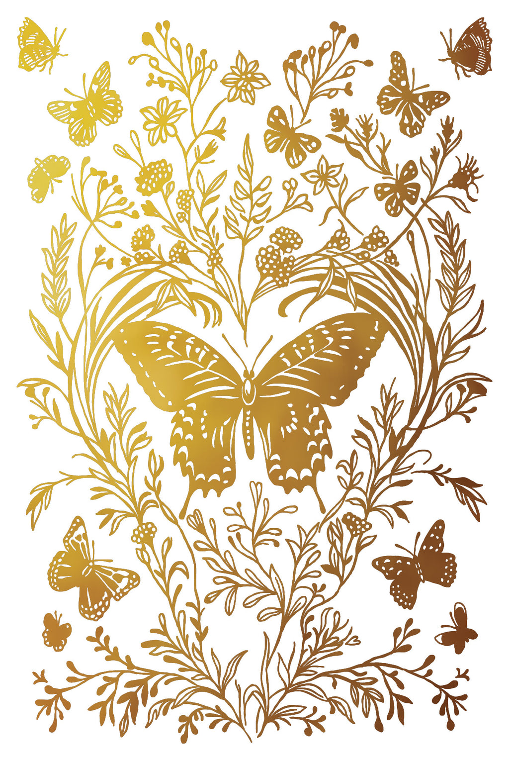 IOD Papillon Foil Transfer 8x12
