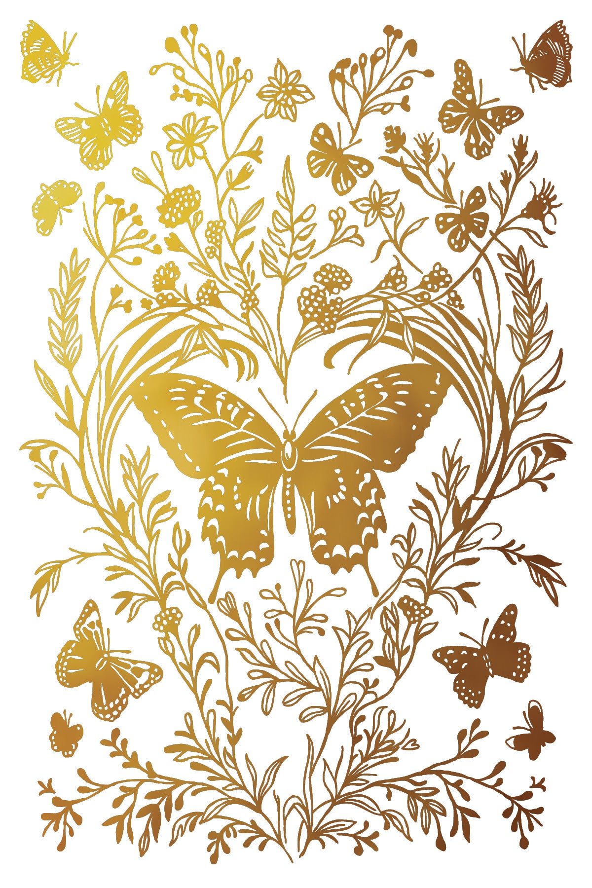 IOD Papillon Foil Transfer 8x12
