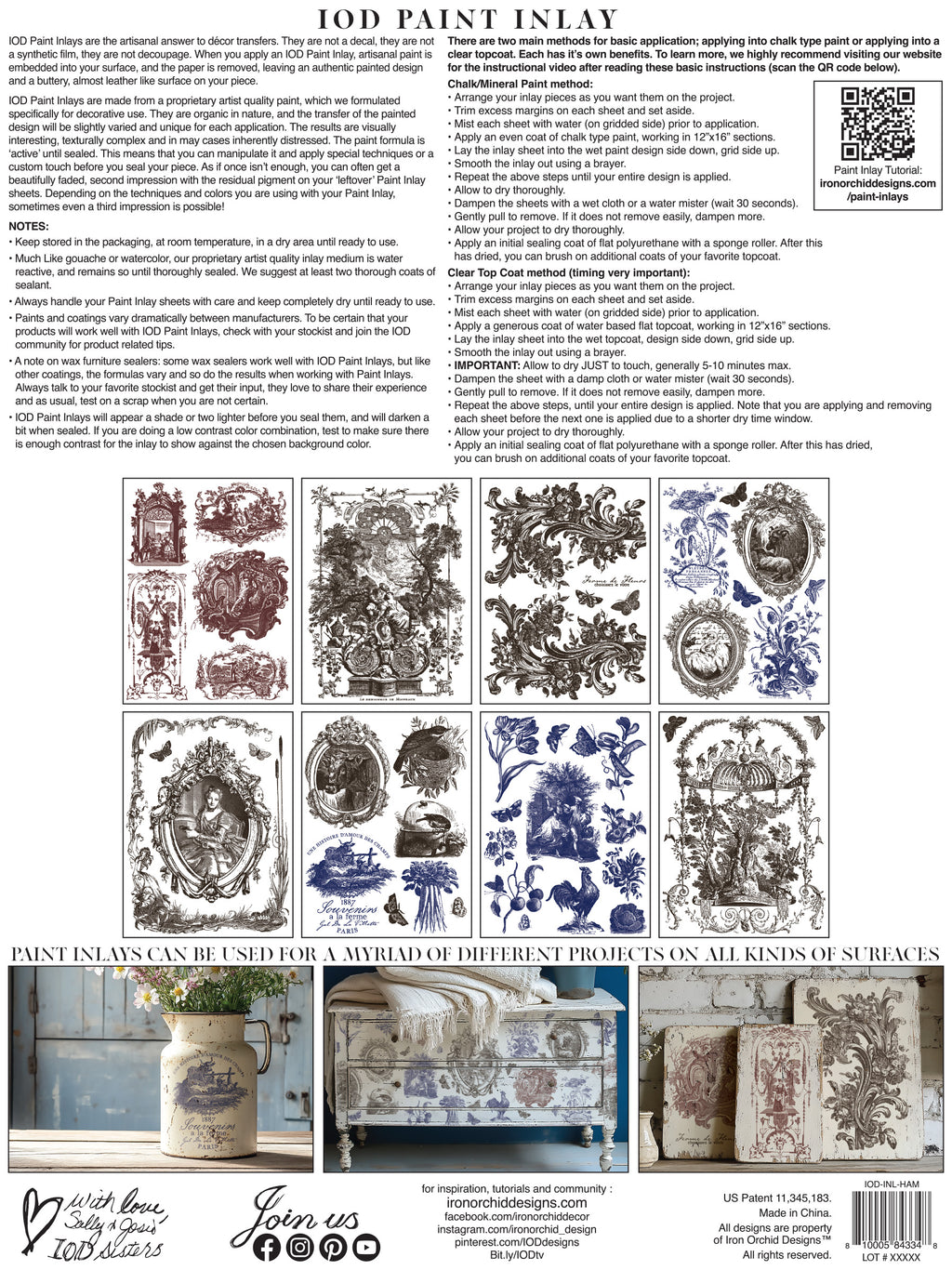 IOD Hameau de la Reine Paint Inlay