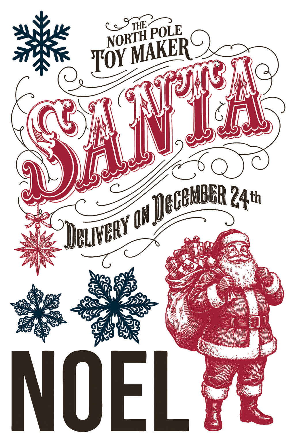 IOD The North Pole Co. Paint Inlay