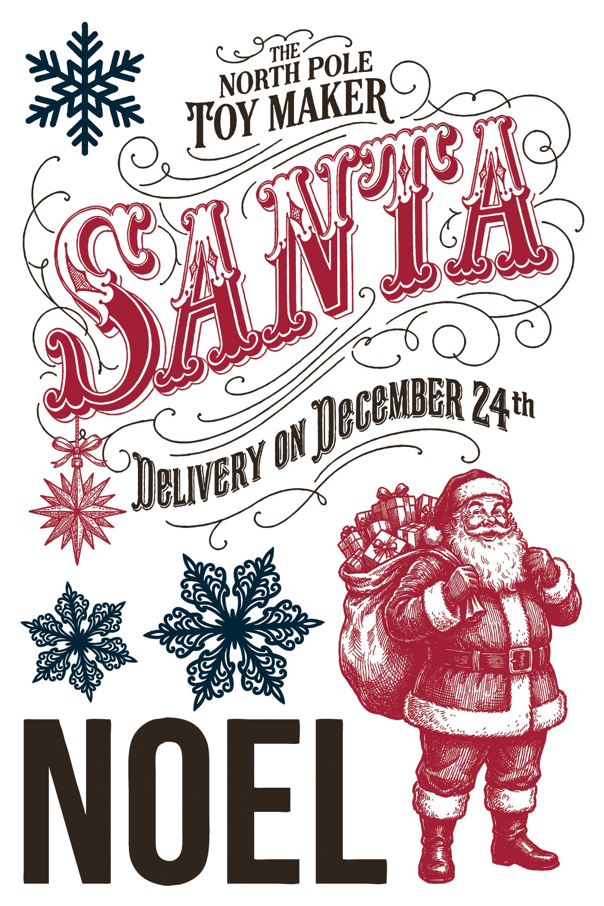 IOD The North Pole Co. Paint Inlay