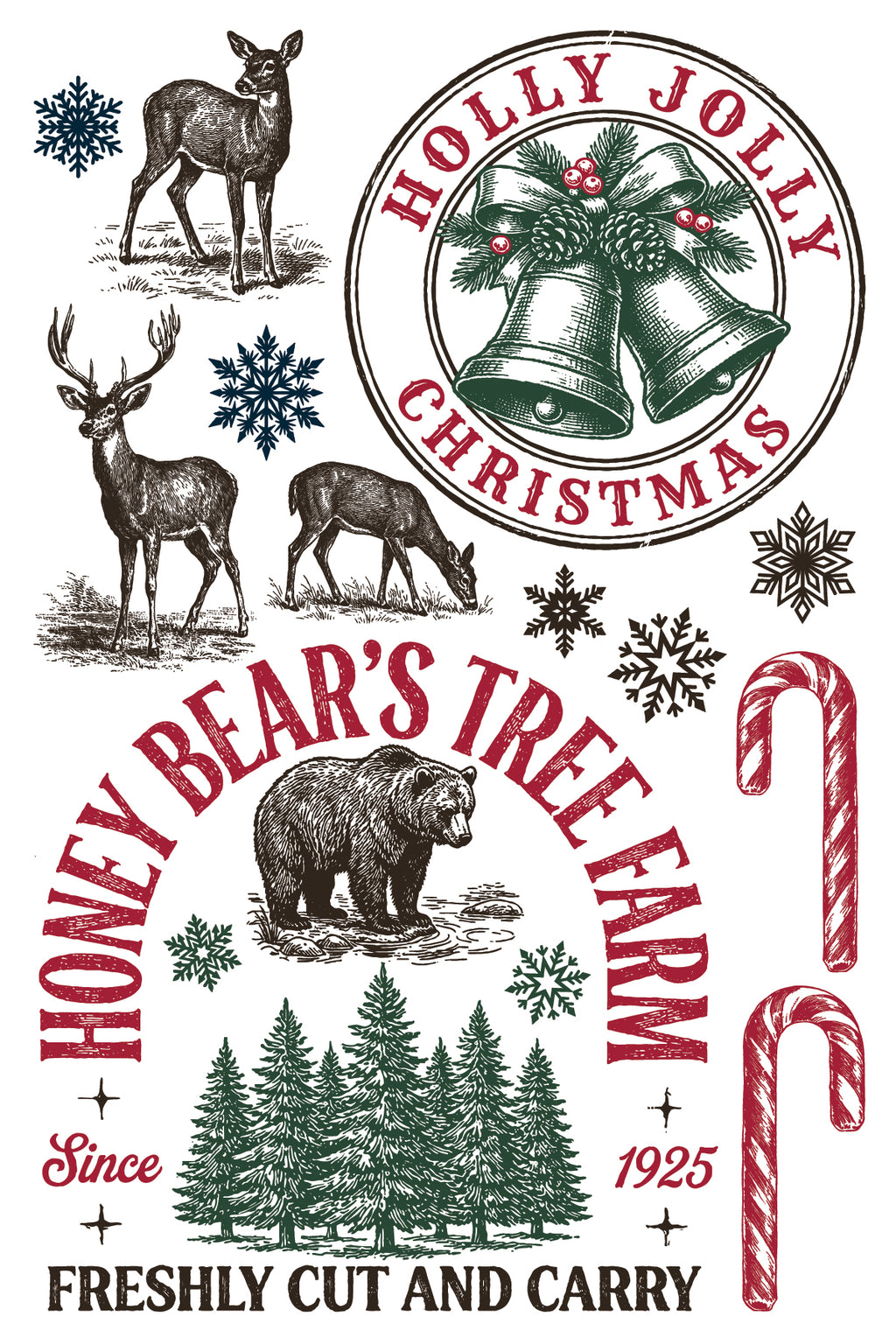 IOD The North Pole Co. Paint Inlay