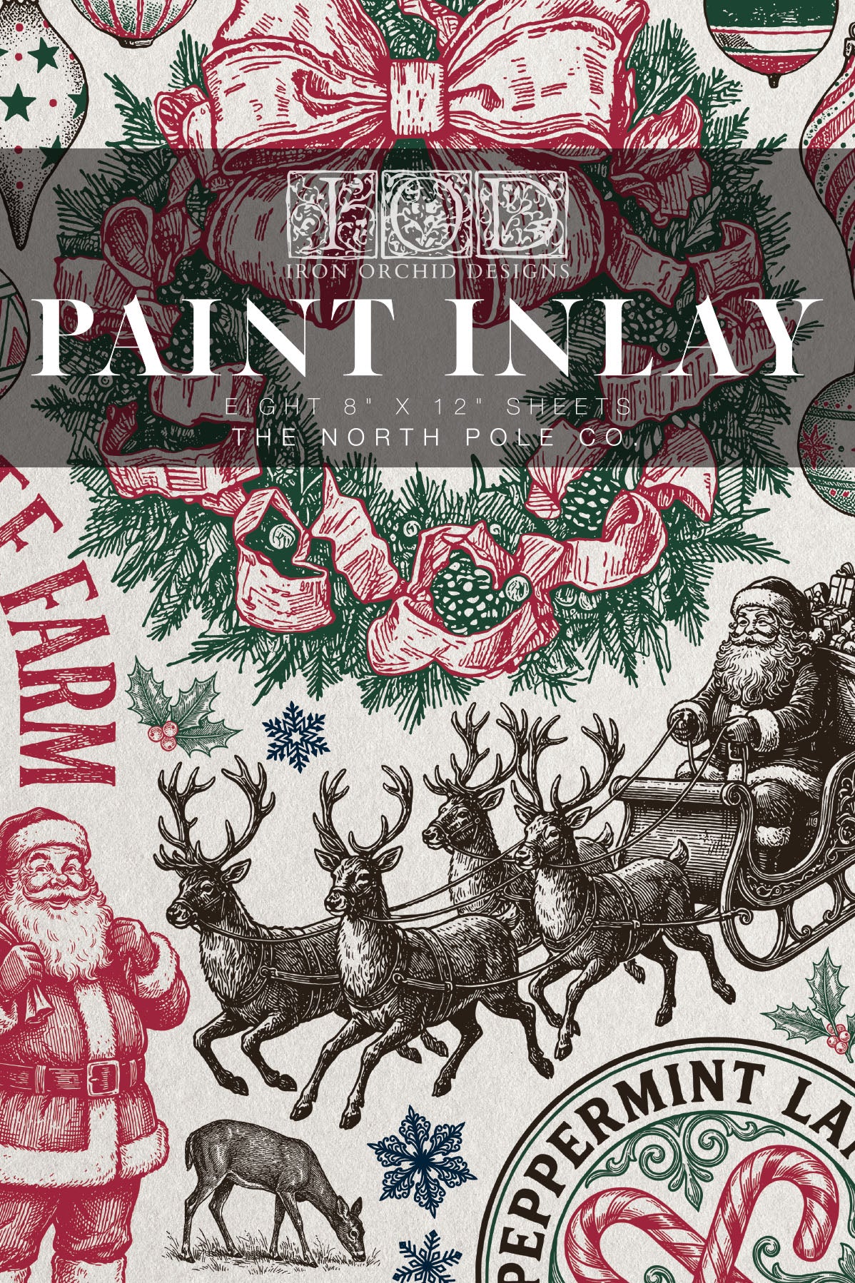 IOD The North Pole Co. Paint Inlay