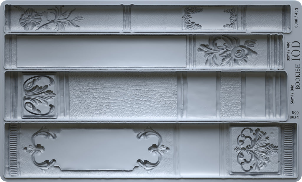 IOD Bookish Mould 6x10