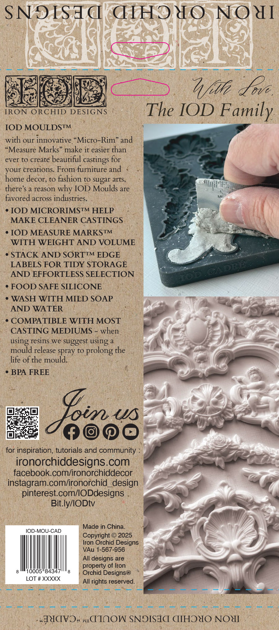 IOD Cadre Mould 6X10