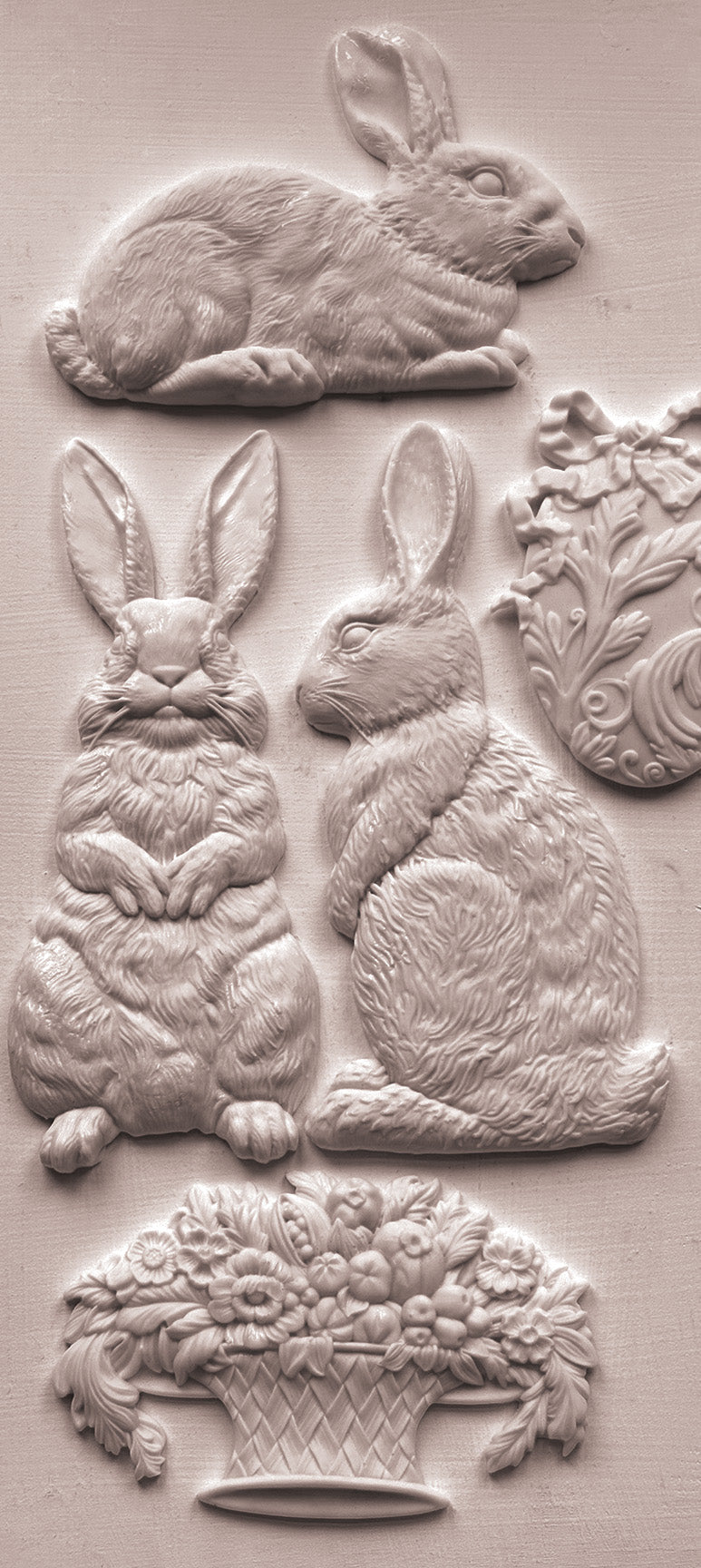 IOD Les Lapins Mould 6x10
