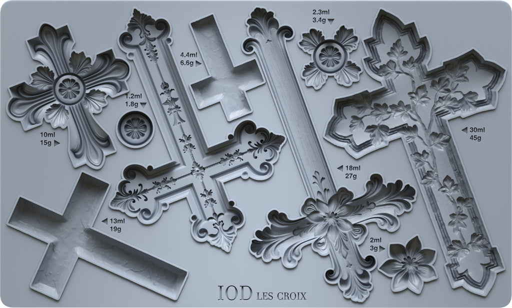 IOD Les Croix Mould 6x10