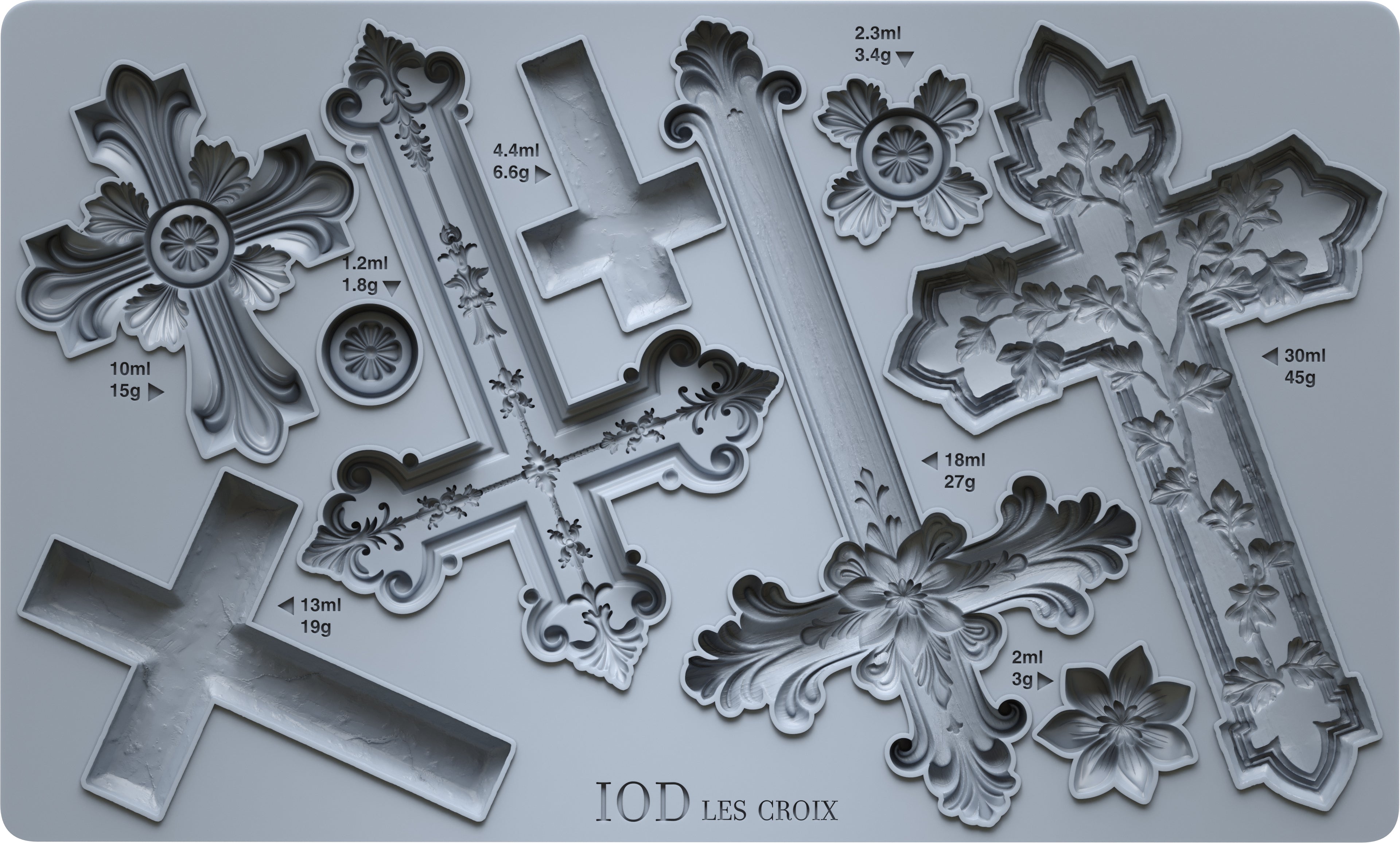 IOD Les Croix Mould 6x10