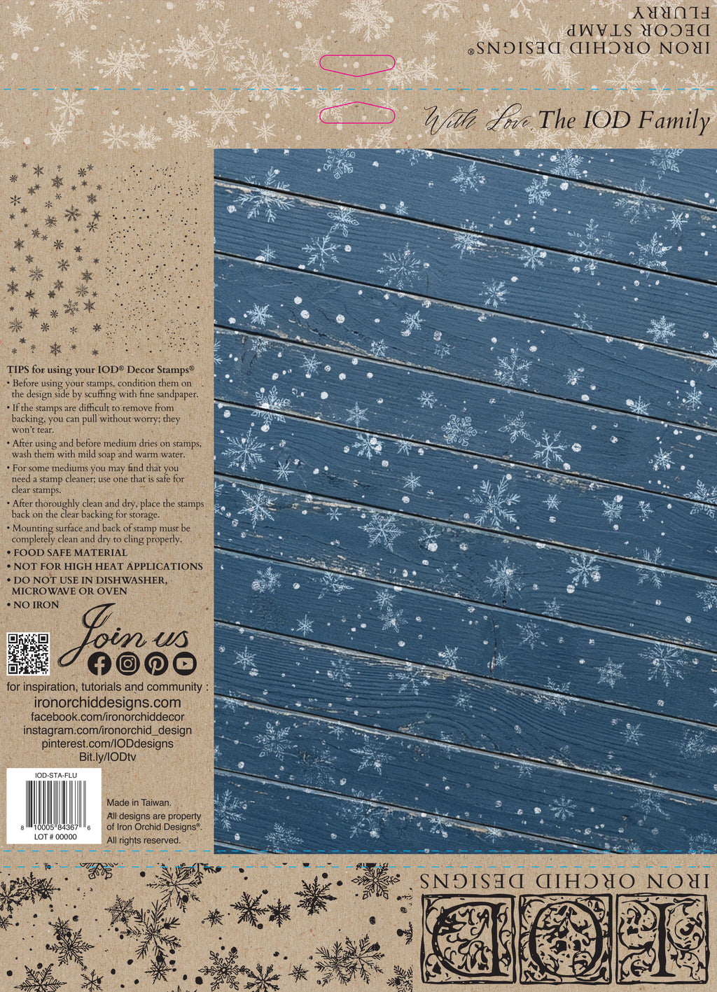 IOD Flurry Stamp 12x12