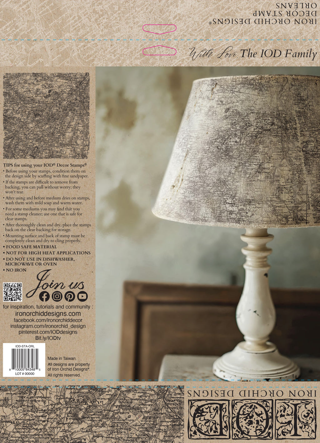 IOD Orleans Stamp 12X12