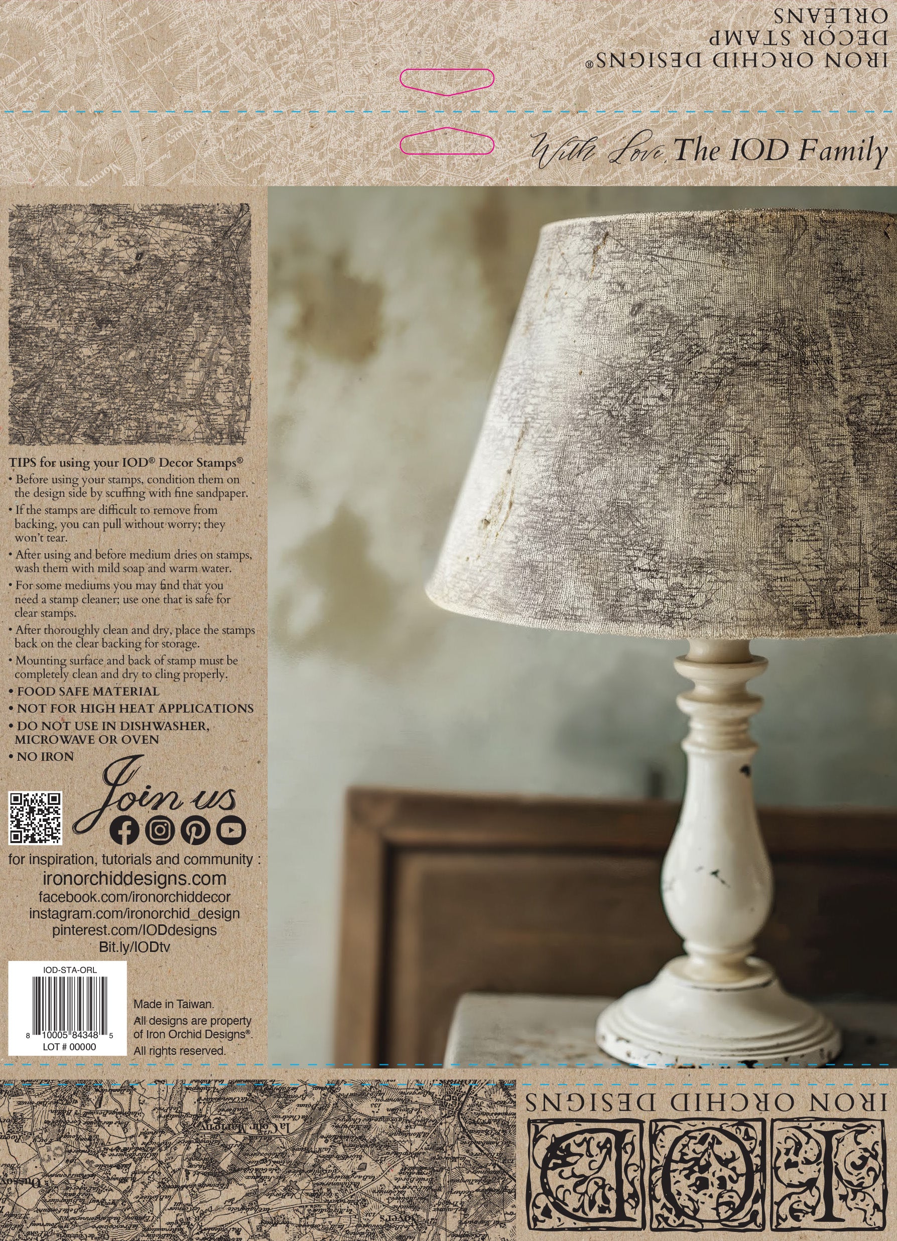 IOD Orleans Stamp 12X12
