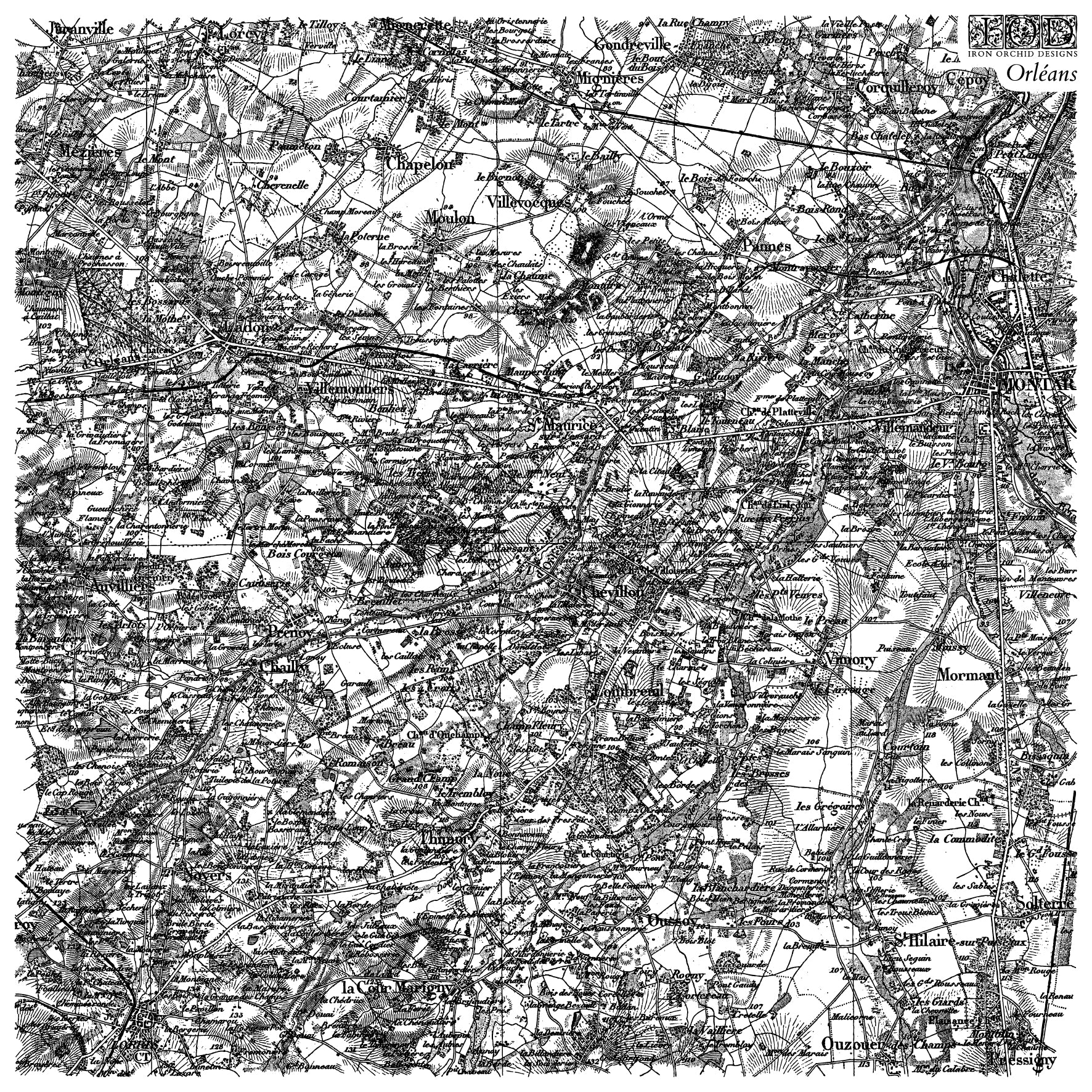 IOD Orleans Stamp 12X12