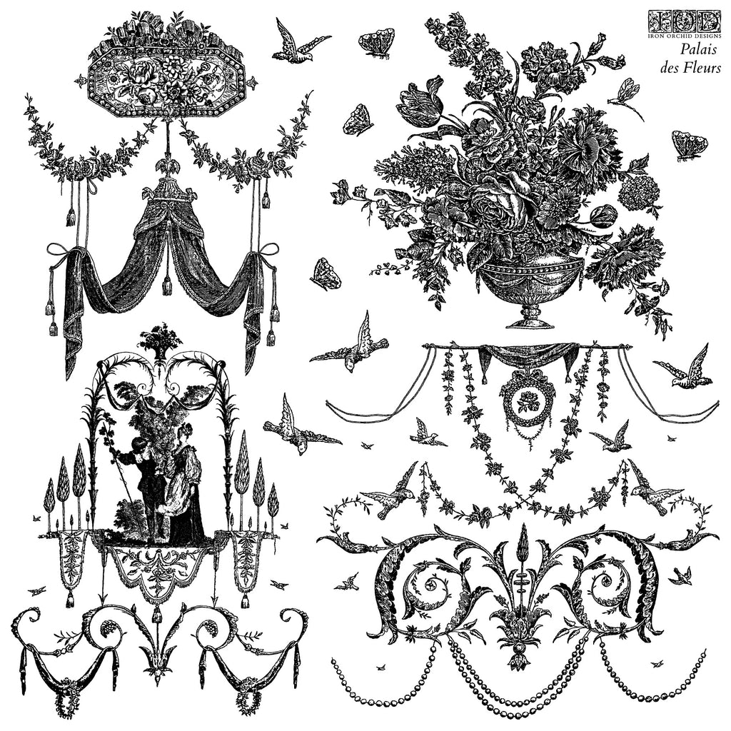 IOD Palais des Fleurs Stamp 12x12