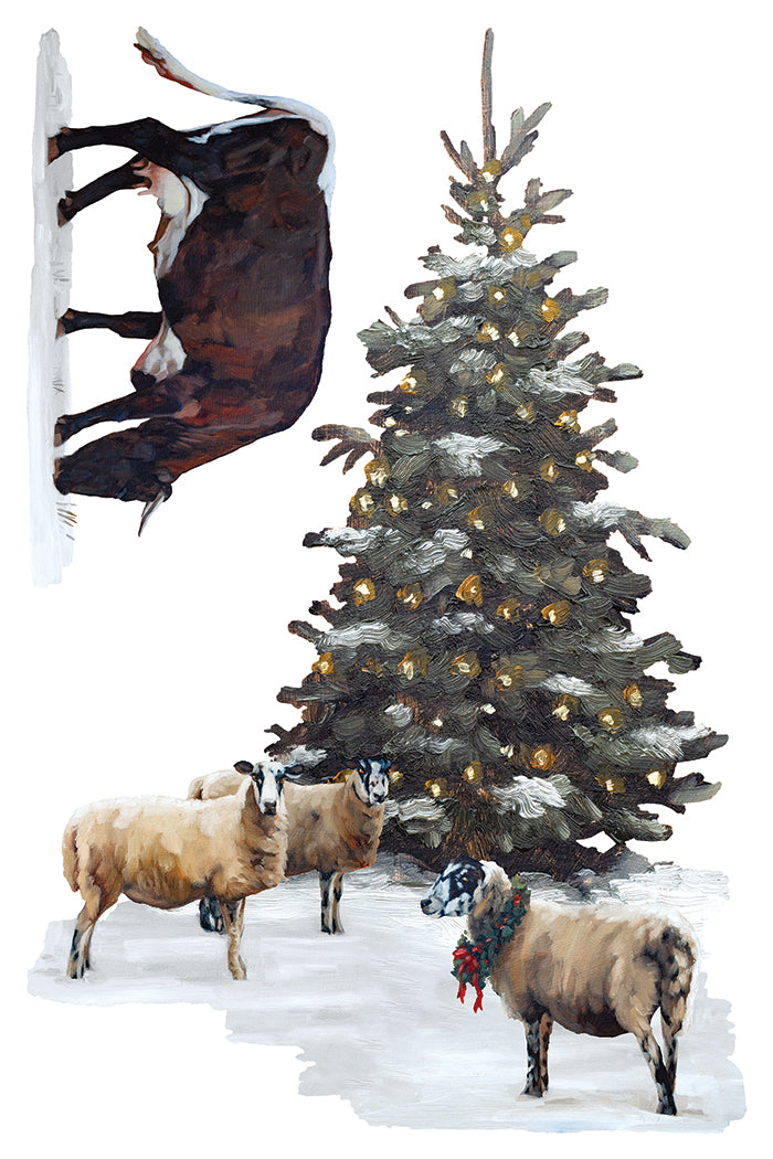 IOD A Cotswold Christmas Transfer 8x12