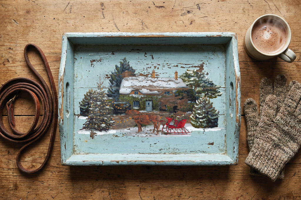 IOD A Cotswold Christmas Transfer 8x12