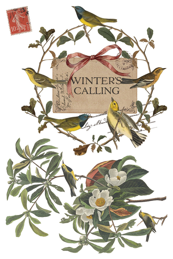 IOD Winter's Calling Transfer 8x12