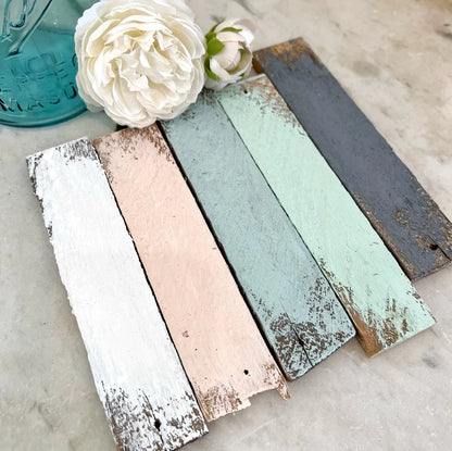 JRV Cottage Collection white, pale pink, pale blue, mint green and slate blue color sticks