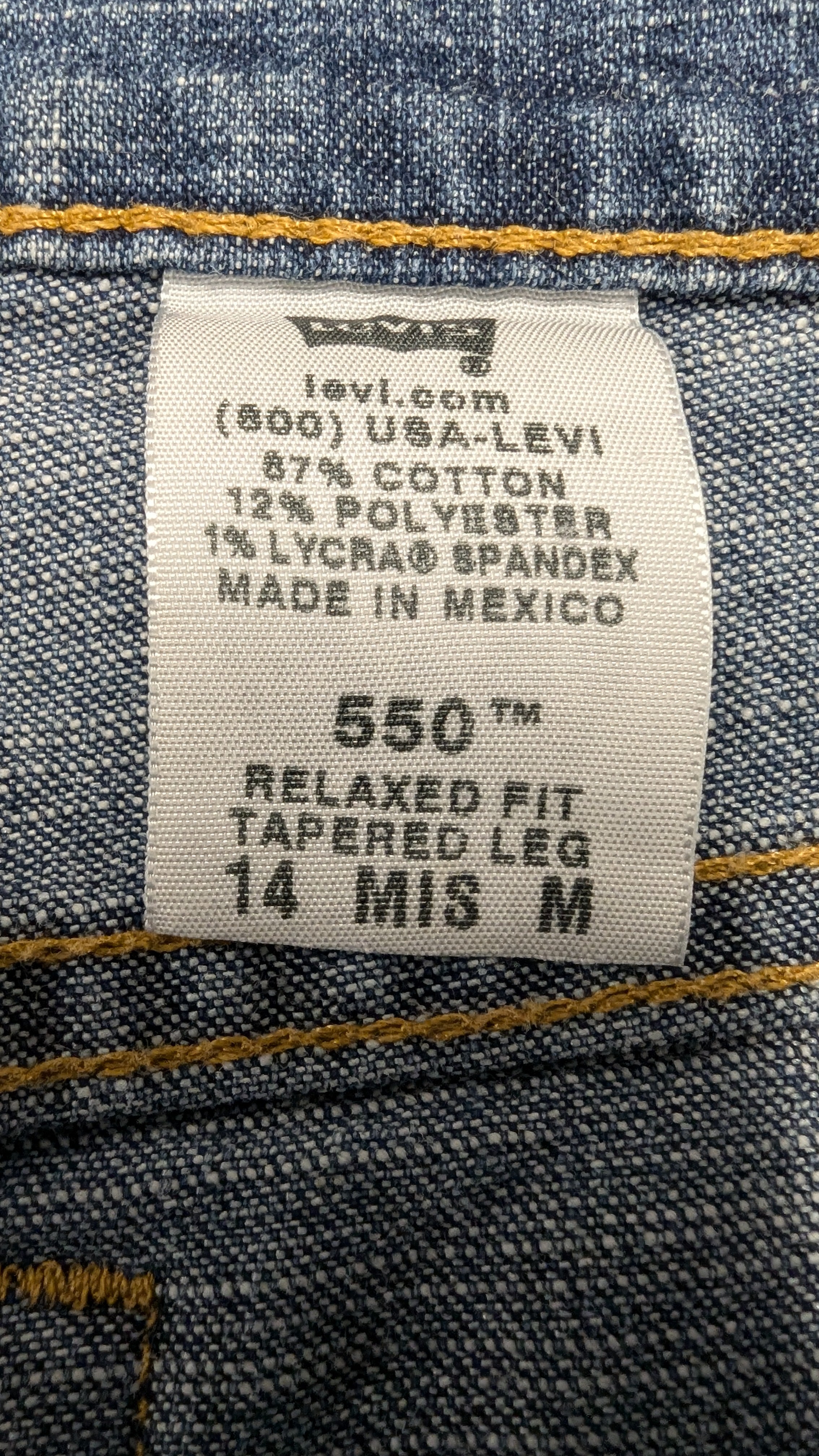 VINTAGE LEVI'S 550'S TAPERED buy LEG JEANS