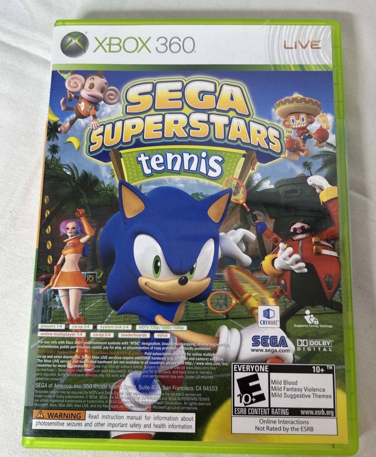 SEGA Superstars - Tennis