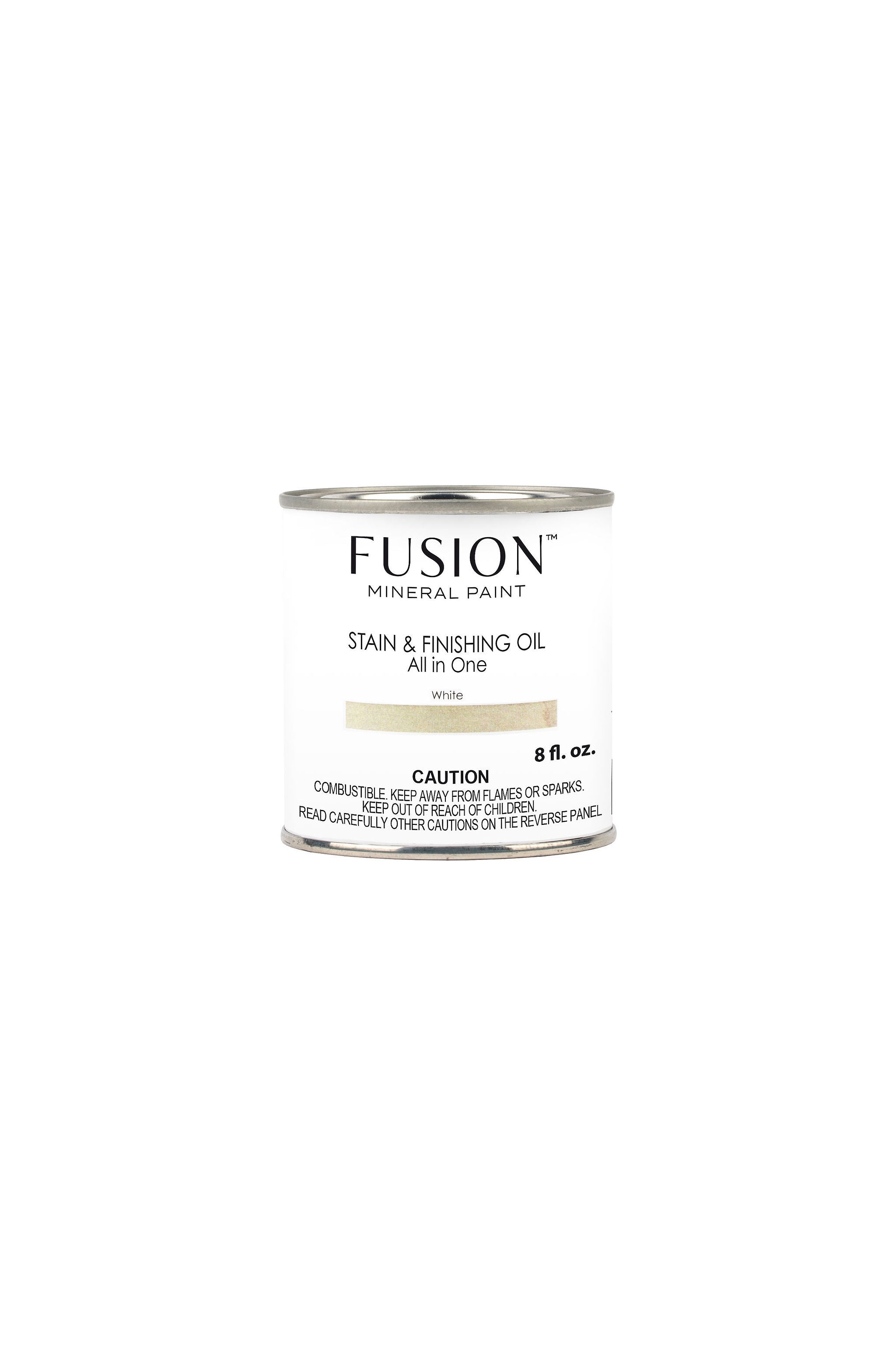 Fusion Stain & Finishing Oil (SFO) 237ml White - Blue Moon Vintage Mercantile