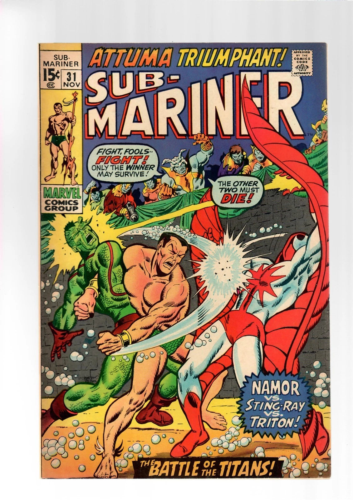 SUB-MARINER 31 NOV 1970