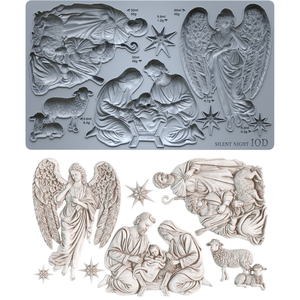 IOD Silent Night Mould 6x10