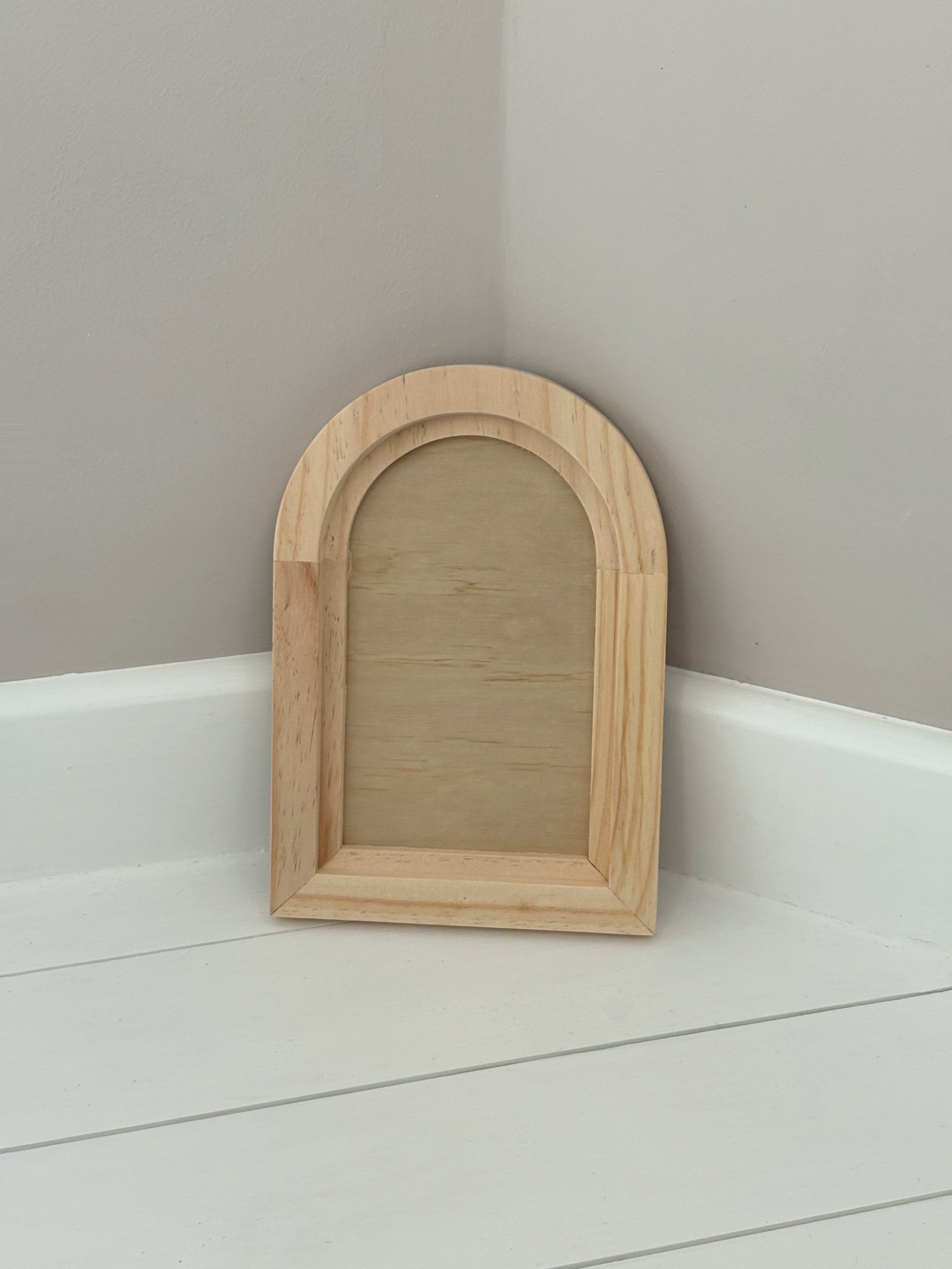 IOD Arched Wood Gallery Blank 7x10