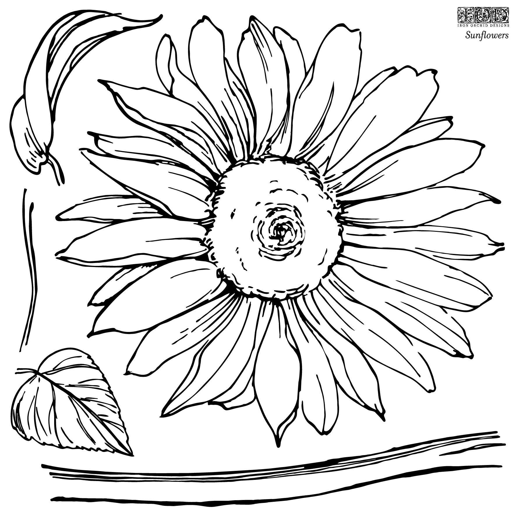 Sunflower Stamp
