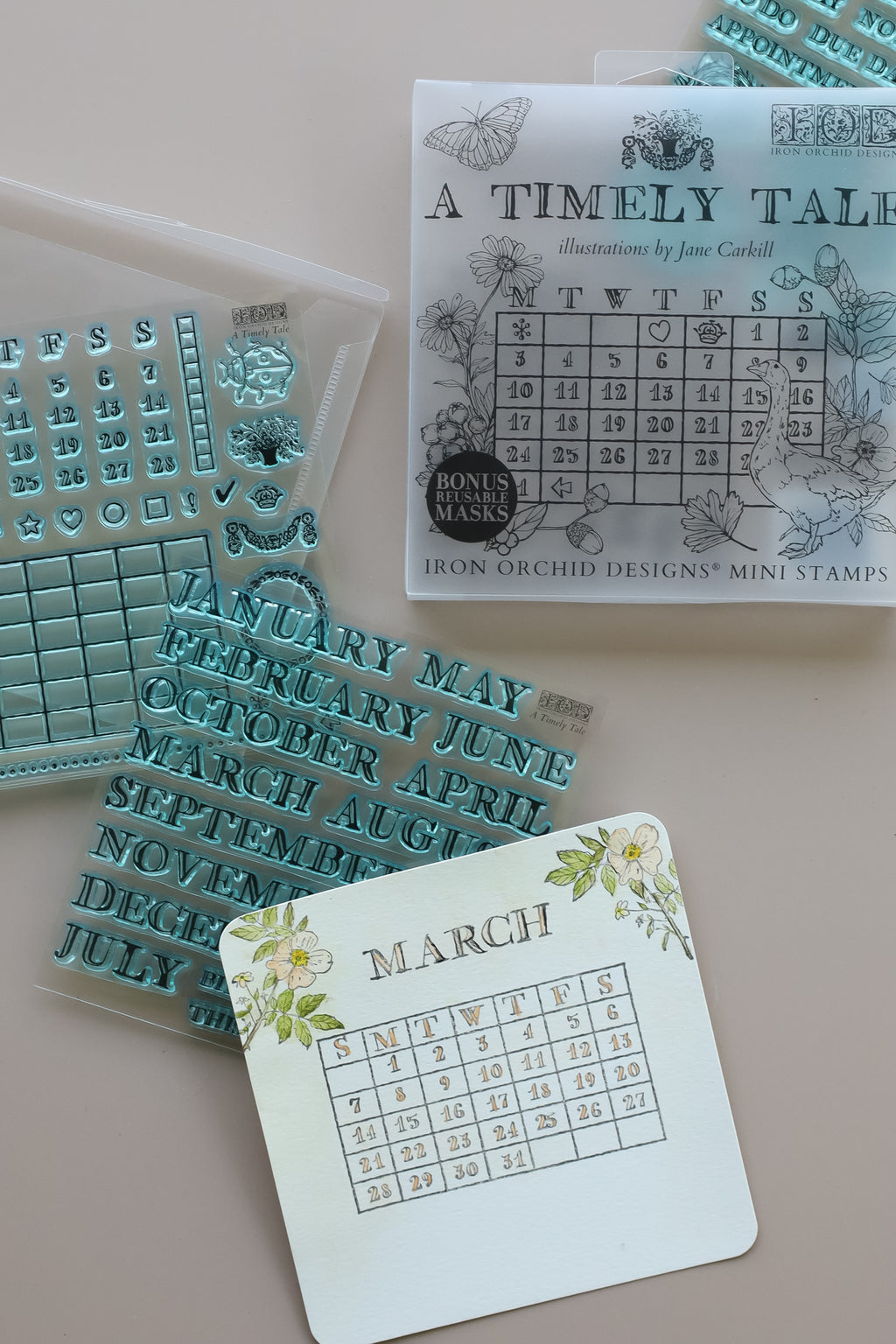IOD A Timely Tale Stamp 6x6 Boxed Set