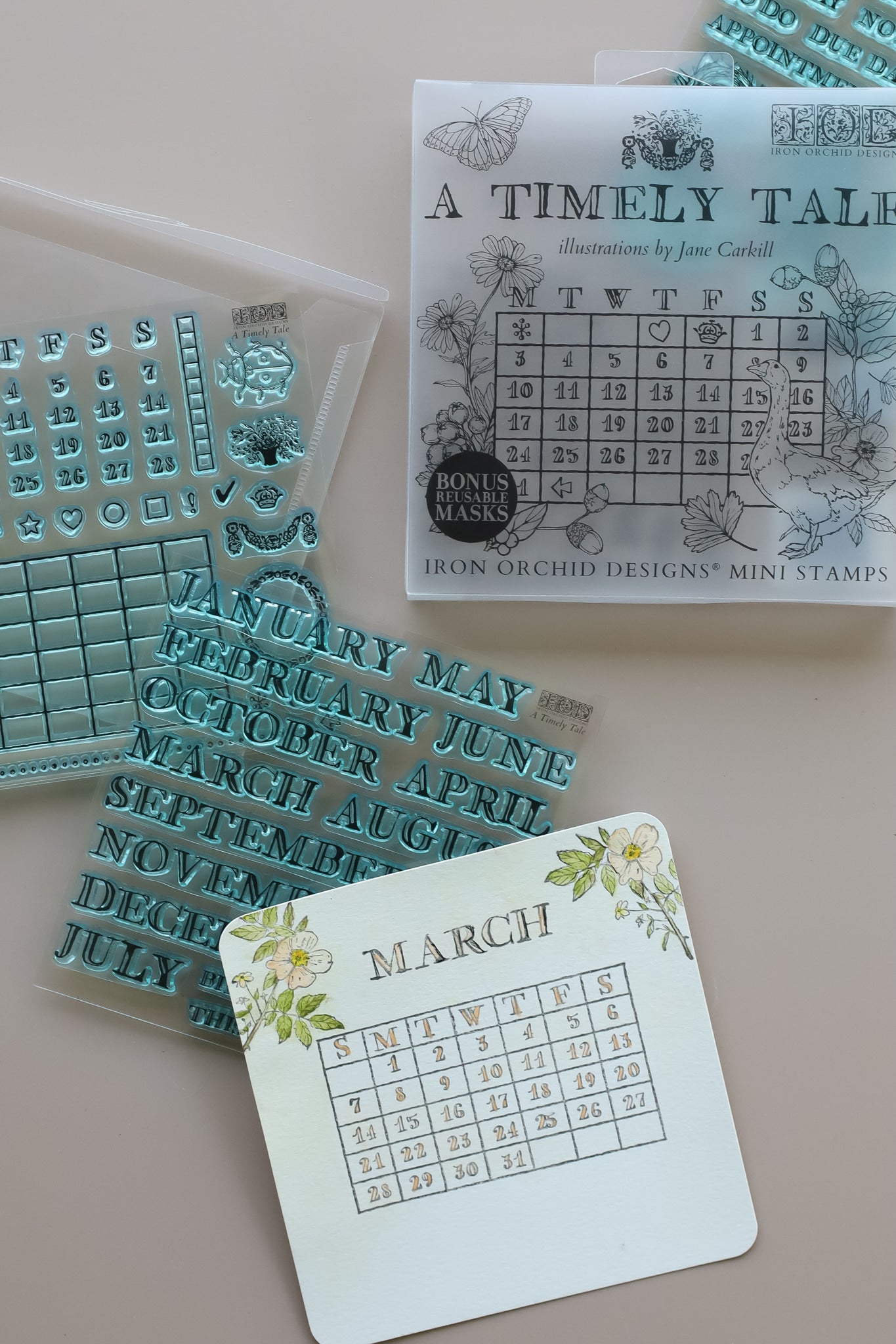IOD A Timely Tale Stamp 6x6 Boxed Set