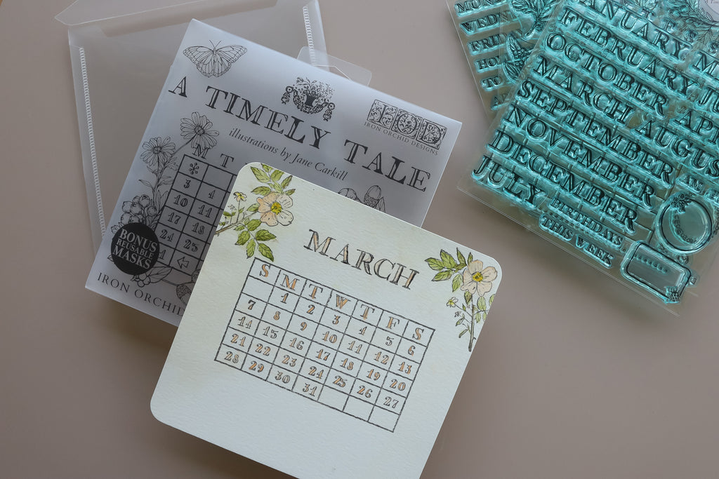 IOD A Timely Tale Stamp 6x6 Boxed Set