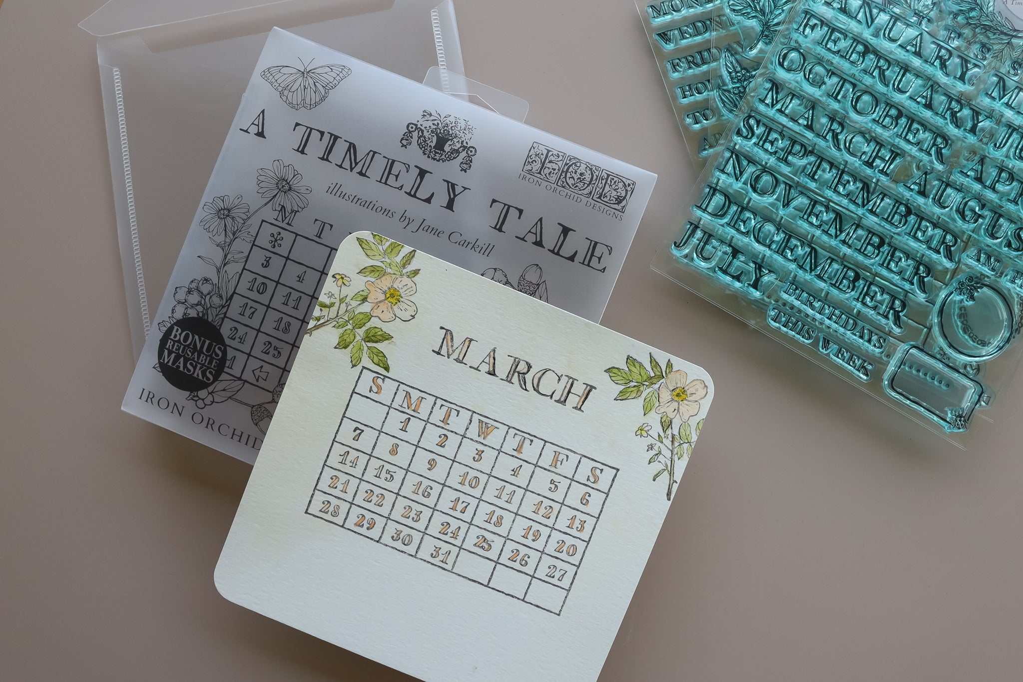 IOD A Timely Tale Stamp 6x6 Boxed Set