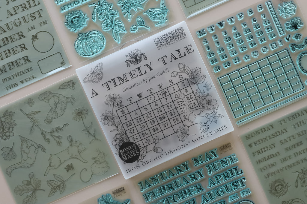 IOD A Timely Tale Stamp 6x6 Boxed Set