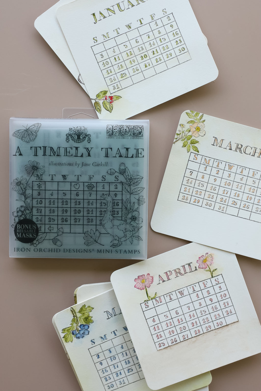 IOD A Timely Tale Stamp 6x6 Boxed Set