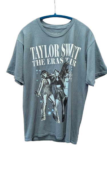 Taylor Swift Eras Tour T-Shirt SZ:  LG - Blue Moon Vintage Mercantile