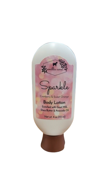 Amillia Acres Sparkle Cranberry & Orange Lotion