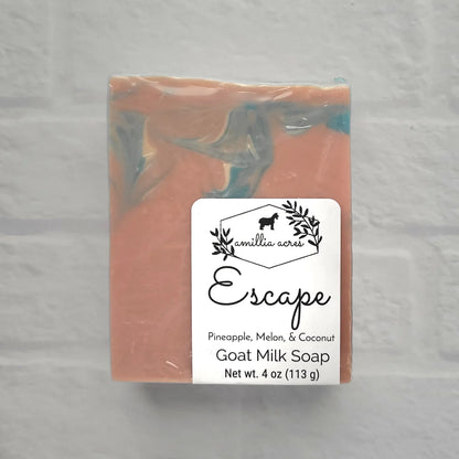 Amillia Acres - Escape Goat Milk Soap - Blue Moon Vintage Mercantile