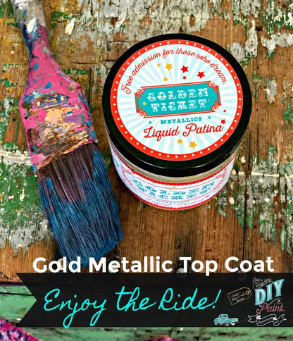 Golden Ticket Liquid Patina