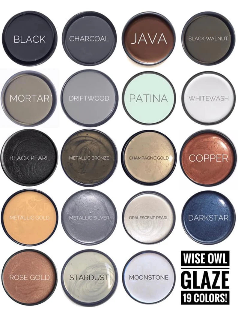 Wise Owl Glaze - Blue Moon Vintage Mercantile