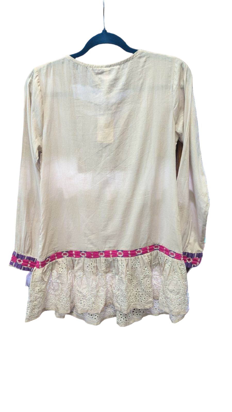 Raga Embroidered Top SZ:  SM - Blue Moon Vintage Mercantile