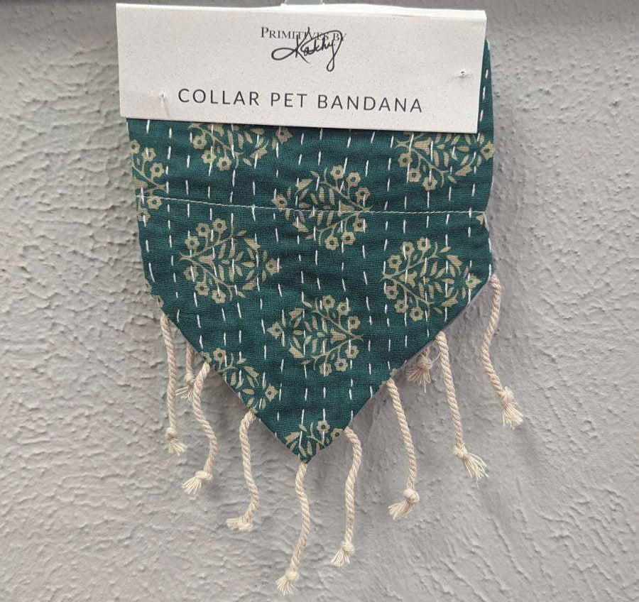 Kantha Collar Bandana -Small - Blue Moon Vintage Mercantile