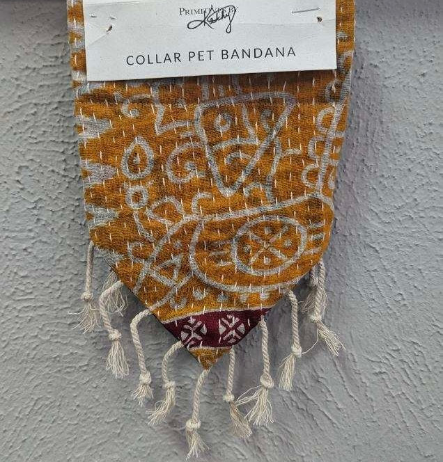 Kantha Collar Bandana - Large - Blue Moon Vintage Mercantile