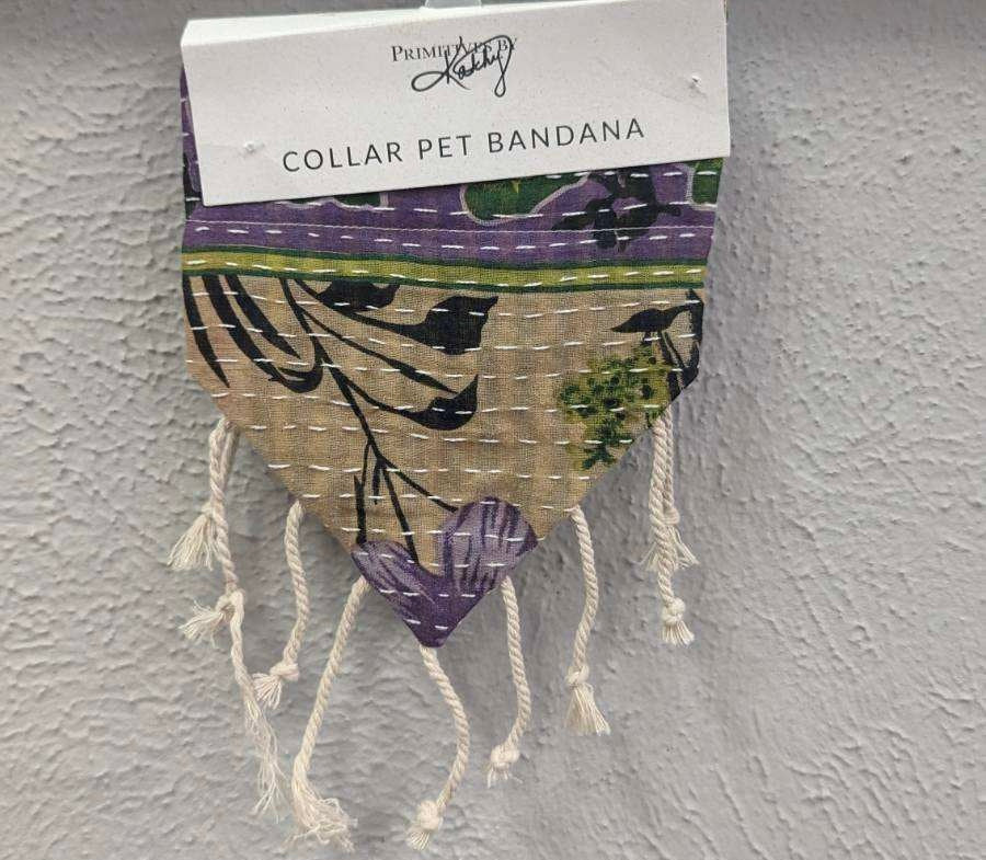 Kantha Collar Bandana -Small - Blue Moon Vintage Mercantile